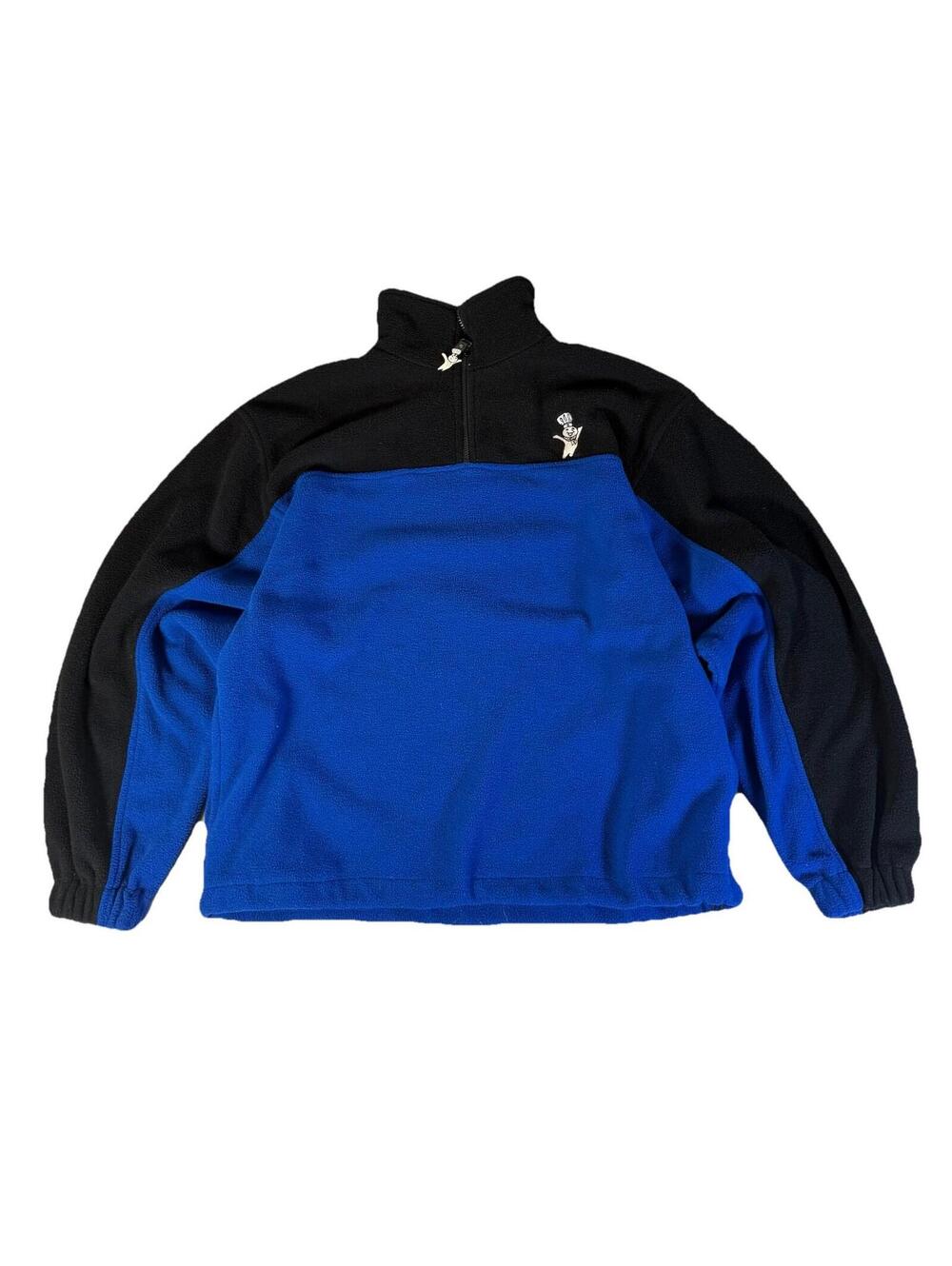Vintage Pillsbury Doughboy 1/4 Zip Fleece Pullover 1999 Online Exclusive Men’s M